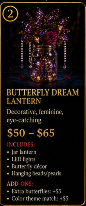 BUTTERFLY DREAM LANTERN