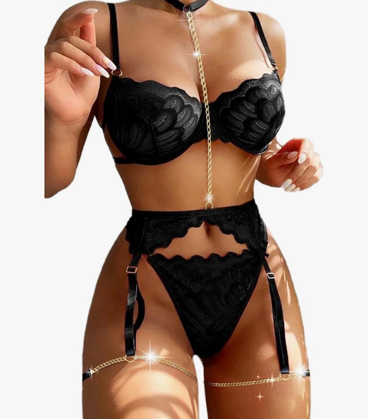 Three piece lingerie Set